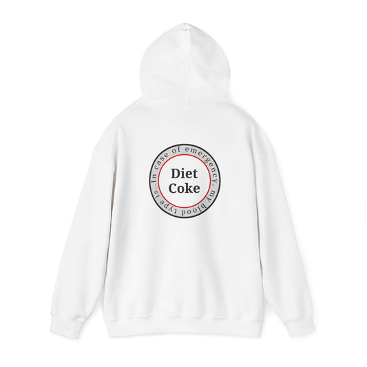 Unisex Diet Coke Hoodie - "Blood Type"