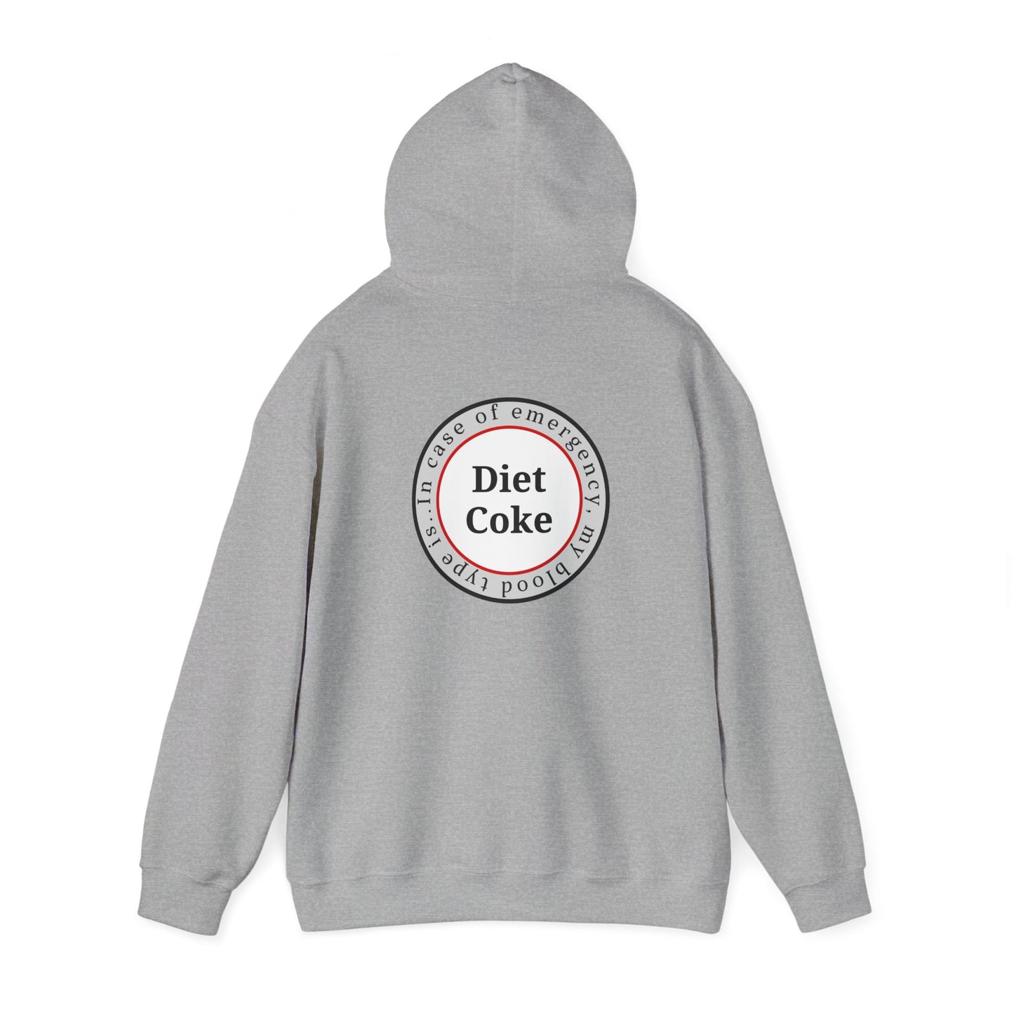 Unisex Diet Coke Hoodie - "Blood Type"