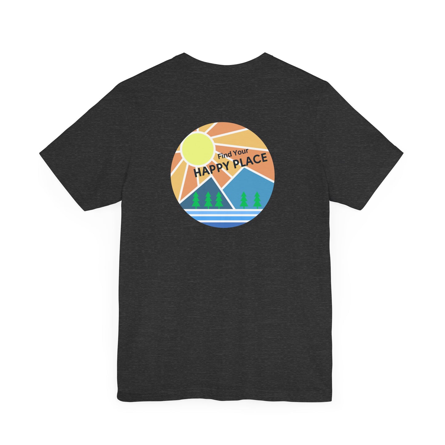 Retro Mountain T-Shirt - Find Your Happy Place