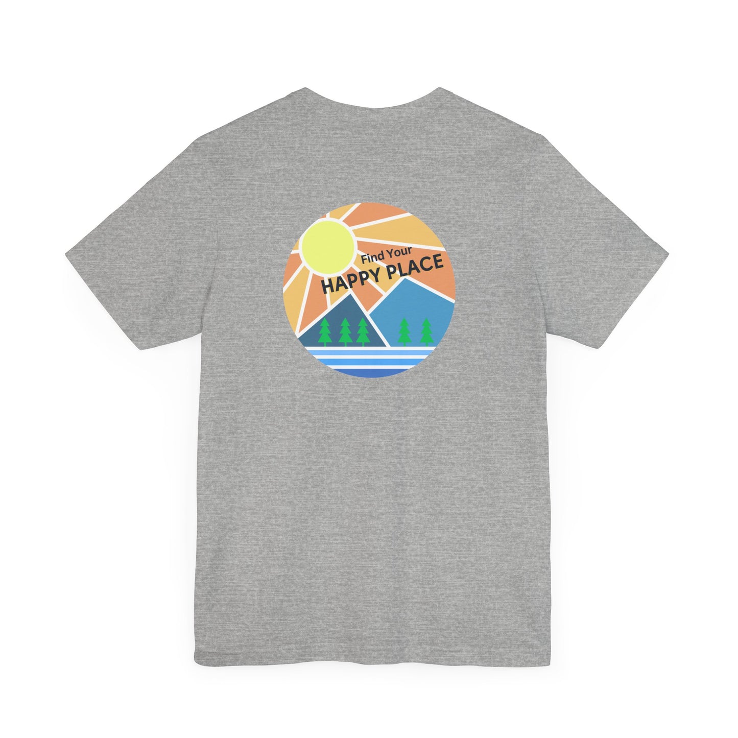 Retro Mountain T-Shirt - Find Your Happy Place