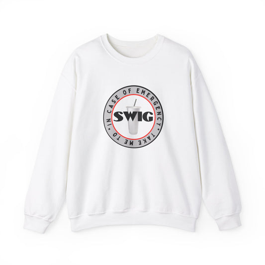 Swig "Emergency Drink" Crewneck Sweatshirt