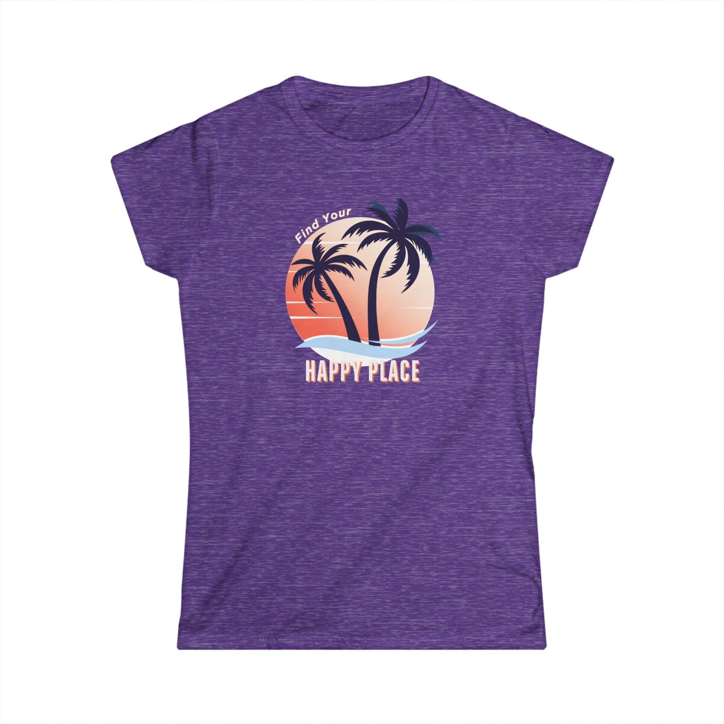 Womens Vintage Beach T-Shirt